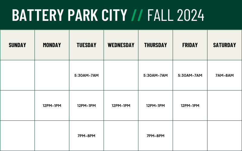 AGUA Masters BPC Fall 2024 Practice Schedule