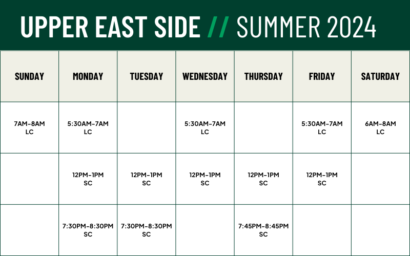 AGUA Masters UES Summer 2024 Practice Schedule-1