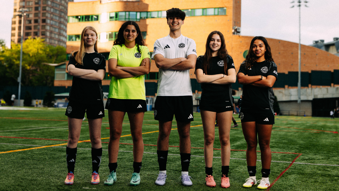 AGSC players posing for a photo on Litwin Field