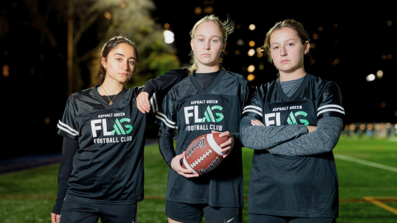 Asphalt Green Flag Football Club athletes